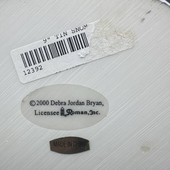 VTG Debra Jordan Bryan LET IT SNOW Snowman & Little Snowman Figurine Christmas - Picture 7 of 9